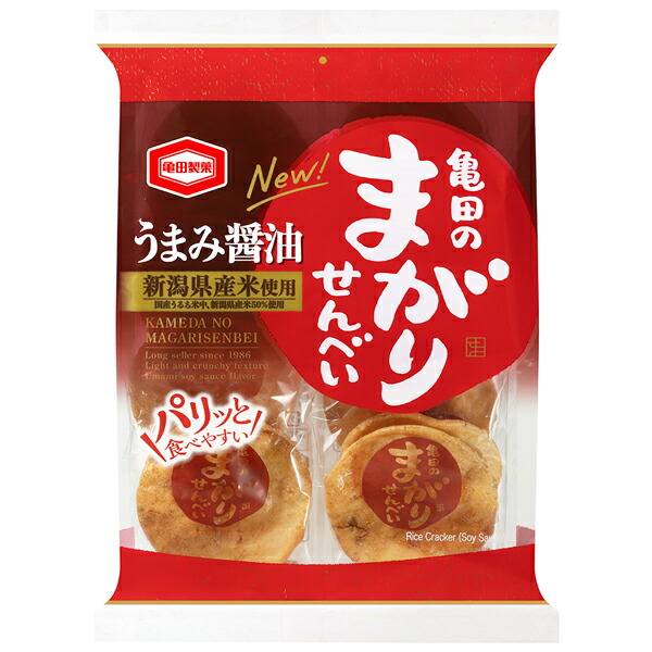 亀田製菓 亀田のまがりせんべい 16枚×12個入り (1ケース) 