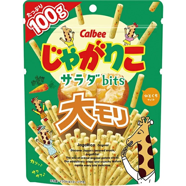 カルビー  じゃがりこサラダbits大モリ 100g×12個(1ケース)