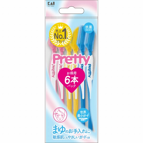 プリティー アイブロー 6本
