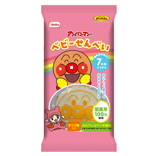 栗山米菓 アンパンマンのベビーせんべい 27g×12個 (1ケース)