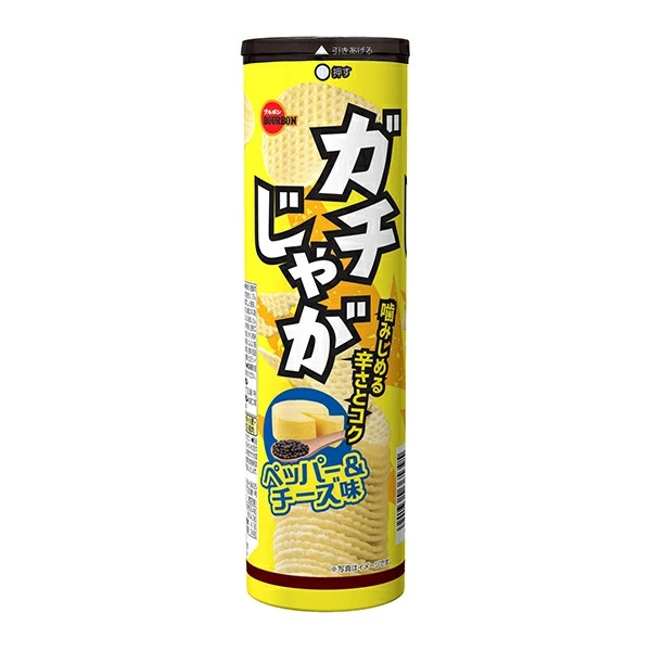 ブルボン ガチじゃがペッパー&チーズ味 98g×40個入り (1ケース)