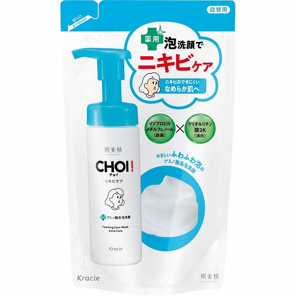 肌美精 CHOI薬用泡洗顔 ニキビケア 詰替用 140mL【医薬部外品】