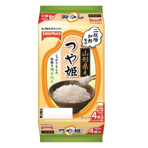 山形県産つや姫４食　×８個(1ケース)