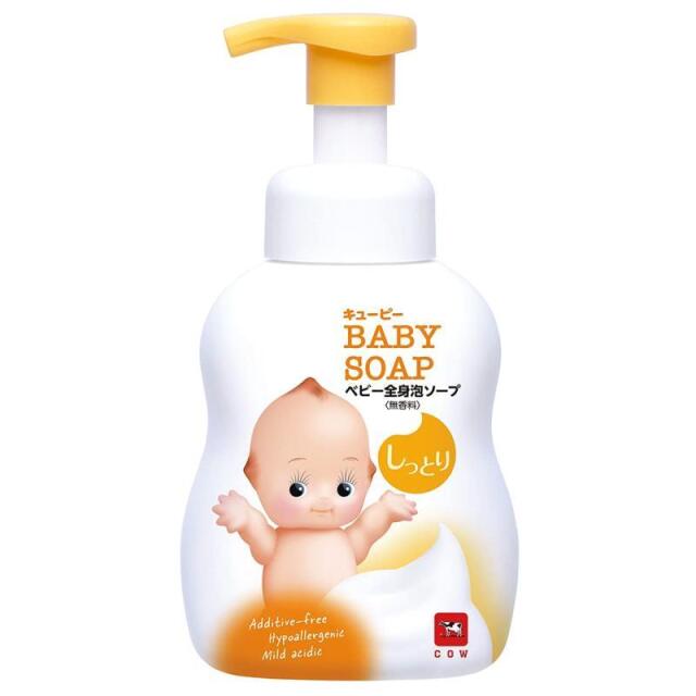 キューピー ベビー全身泡ソープ しっとり ポンプ付 400mL