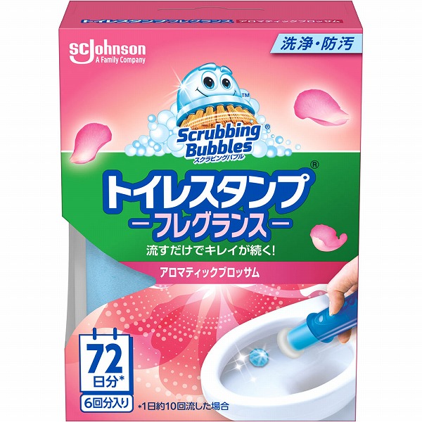 スクラビングバブルトイレスタンプフレグランス本体アロマティックブロッサム 38g