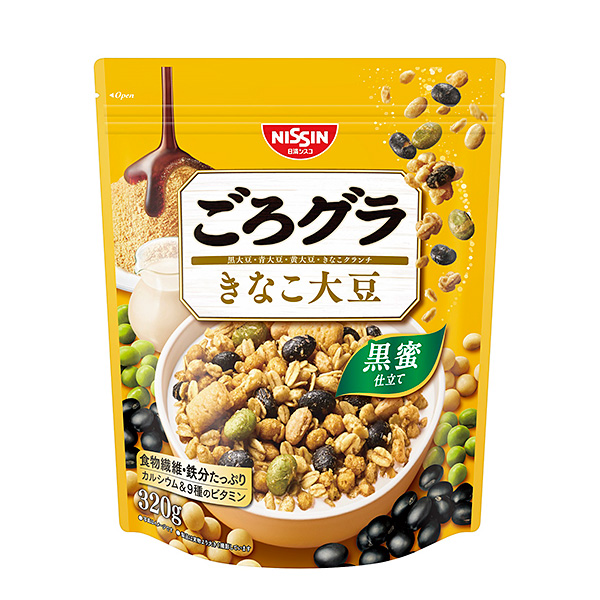 日清シスコ ごろグラきなこ大豆 320g×8個 (1ケース)