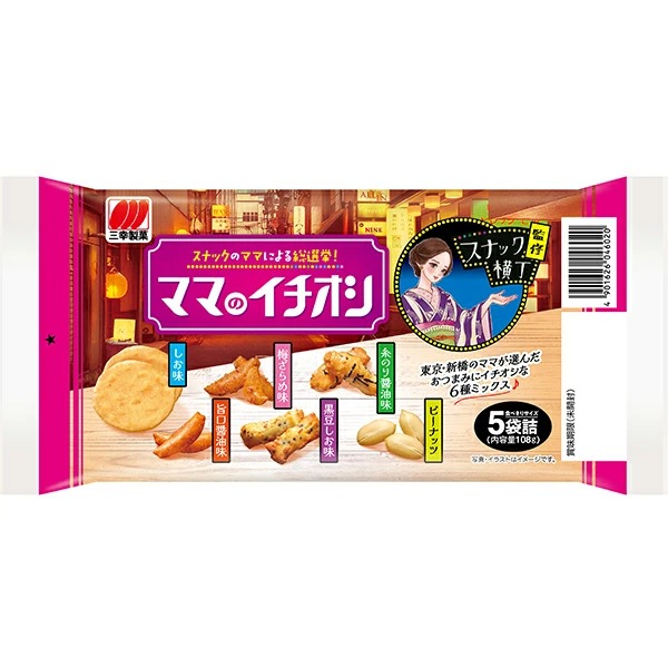 三幸製菓 ママのイチオシ 108g×12個入り (1ケース)
