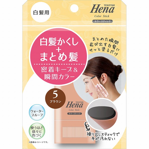 テンスター ヘナ 白髪用カラースティック5 15g