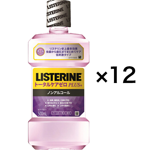 薬用リステリン トータルケアゼロプラス500mL×12個【医薬部外品】