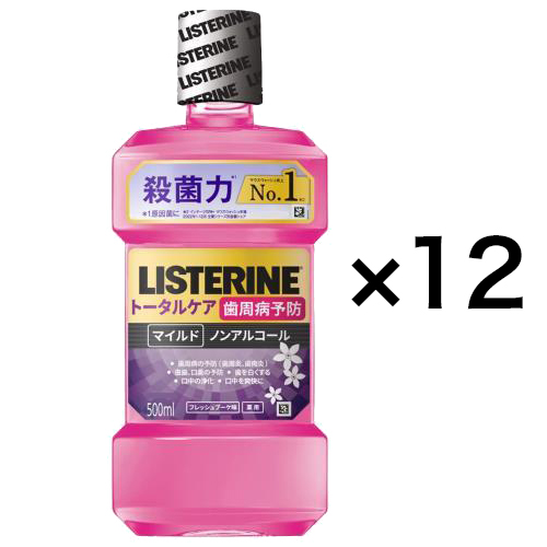 リステリン トータルケア 歯周マイルド 500mL×12個【医薬部外品】