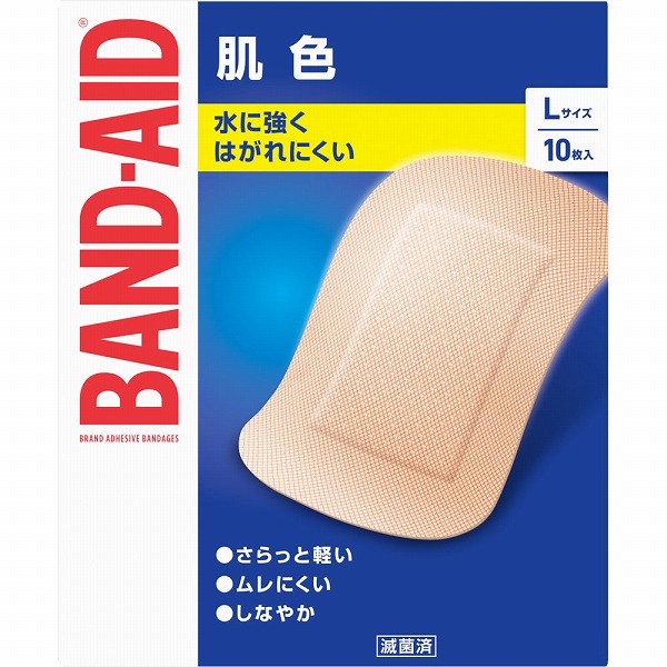 バンドエイドＬサイズ 10枚【一般医療機器】