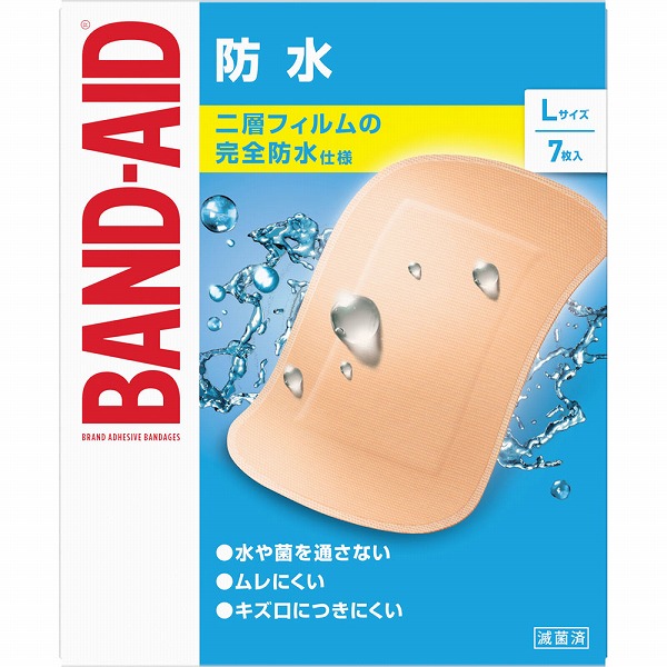 バンドエイド防水Ｌサイズ 7枚【一般医療機器】