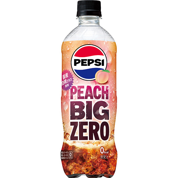 サントリー ペプシ BIG ZERO PEACH 600ml×24本 (1ケース)