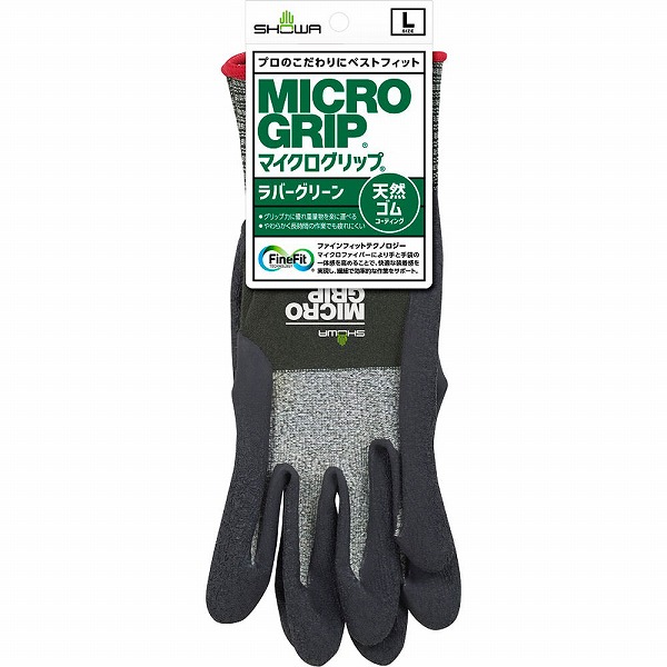 No.344 マイクログリップ ラバーグリーン Ｌ GREEN