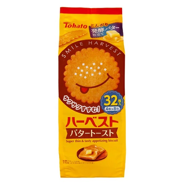 東ハト ハーベストバタートースト 32枚 88g×12袋入り (1ケース)