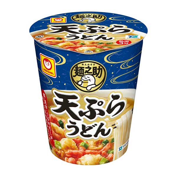 マルちゃん　麺之助　縦型　天ぷらうどん 60g×12個入り(1ケース)