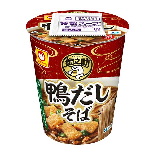 マルちゃん　麺之助　縦型　鴨だしそば 65g×12個入り(1ケース)