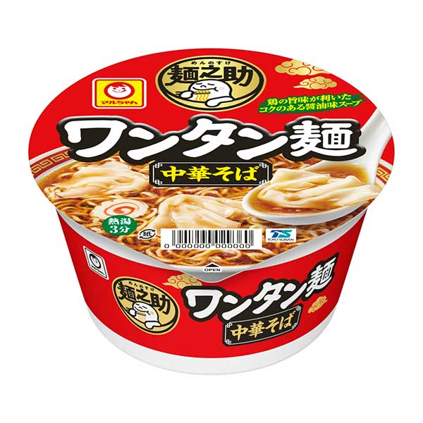 マルちゃん　麺之助　ワンタン麺　中華そば 91g×12個入り(1ケース)