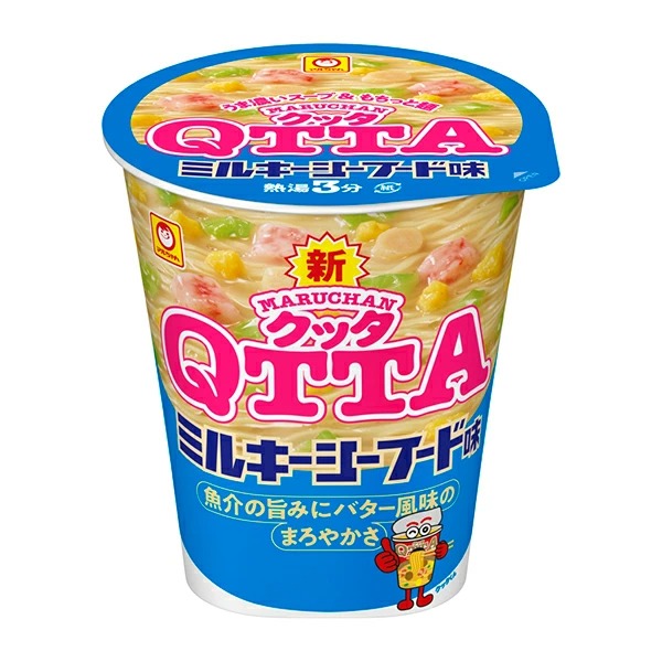 MARUCHAN QTTA ミルキーシーフード味 77g×12個 (1ケース)