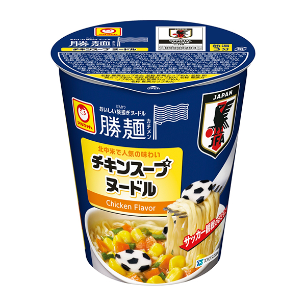 マルちゃん 勝麺 チキンスープヌードル 56g×12個 (1ケース)