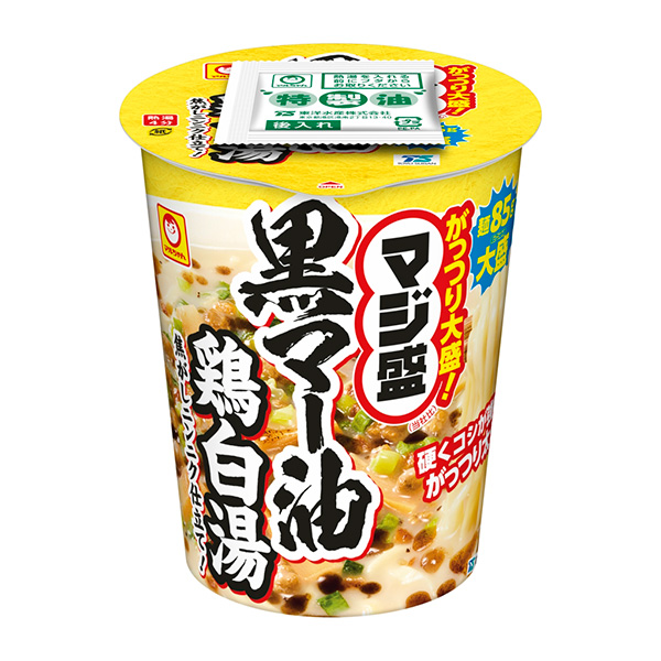 まるちゃん マジ盛 黒マー油鶏白湯 111g×12個 (1ケース)