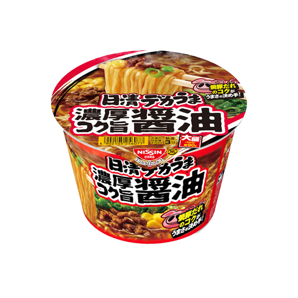 日清 デカうま 濃厚コク旨醤油 116g×12個入り (1ケース) 
