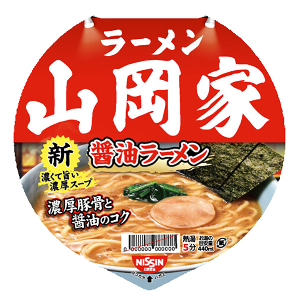 ラーメン山岡家 醤油ラーメン 118g×12個 (1ケース)