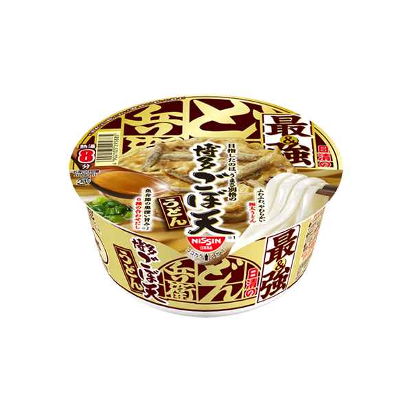 日清の最強どん兵衛 博多ごぼ天うどん 103g×12個 (1ケース)
