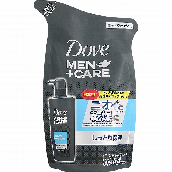 ダヴメン＋ケア ボディウォッシュ クリーンコンフォート つめかえ用 320g