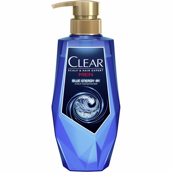 クリア ブルーエナジー 4x スカルプコンディショナー ポンプ 350g