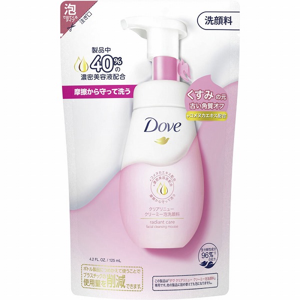 ダヴ クリアリニュー クリーミー泡洗顔料 つめかえ用 125mL