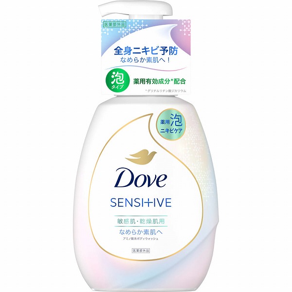 薬用 ダヴ ニキビケア泡ボディウォッシュ なめらか素肌 ポンプ 540g【医薬部外品】