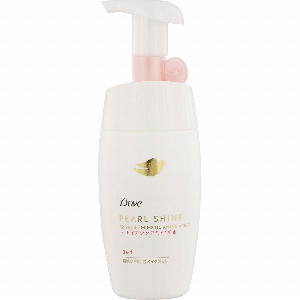 ダヴ パールシャイン 3in1 透明つや肌 泡メイク落とし ポンプ 170mL