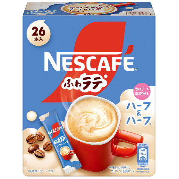 ネスカフェ エクセラ ふわラテ ハーフ＆ハーフ 26P×12個入り(1ケース)