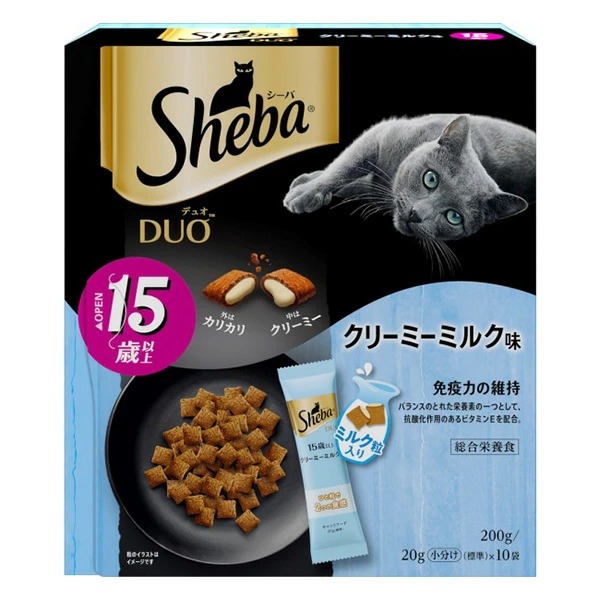 シーバ デュオ 15歳以上 クリーミーミルク味 200g×12箱入り (1ケース)