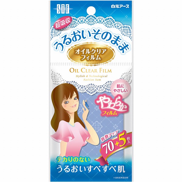 STFオイルクリアフィルム アクアブルー 75枚