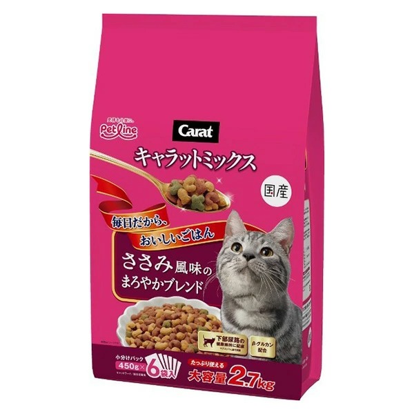 Nキャラットミックスささみ風味 2.7kg×4袋入り (1ケース)