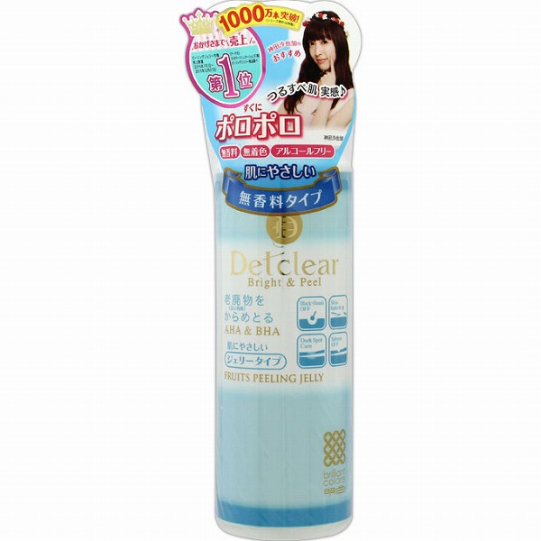 DETクリア ブライト＆ピール ピーリングジェリー＜無香料タイプ＞ 180mL