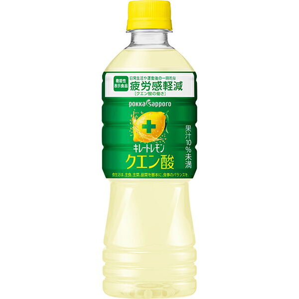 キレートレモンクエン酸 525ml×24本(1ケース)【機能性表示食品】