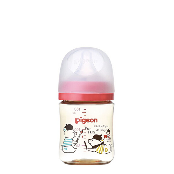ピジョン 母乳実感哺乳びんプラ160ml（Bear) 