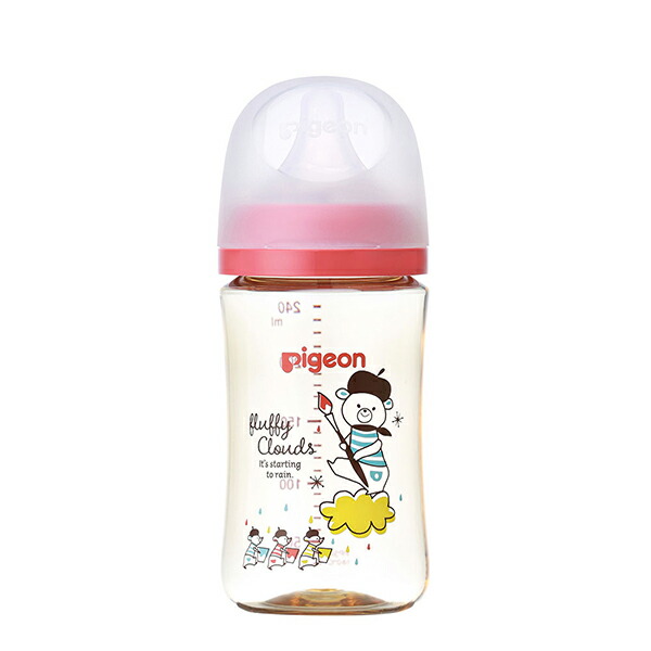 ピジョン 母乳実感哺乳びんプラ240ml（Bear) 
