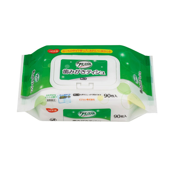ピジョン　ハビナース　歯みがきティシュ 90枚入　