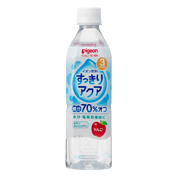 ピジョン　すっきりアクア りんご 500ml×24本入 (1ケース)