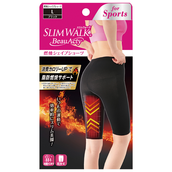 スリムウォーク燃焼シェイプショーツ Ｌ 