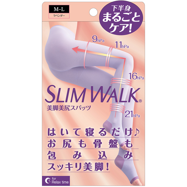 スリムウォーク美脚美尻スパッツ ＭＬ 
