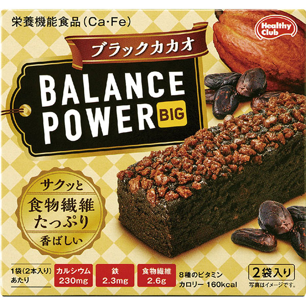 バランスパワービッグ（ブラックカカオ）2袋(4本)入り×64個セット(1ケース)