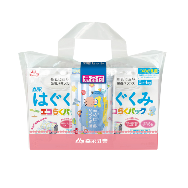 はぐくみエコらくパック詰め替え用800g(400ｇ×2袋)×2箱×5セット (1ケース)