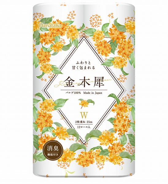 花束　金木犀ダブル香り付き 25m×12ロール×8セット入り