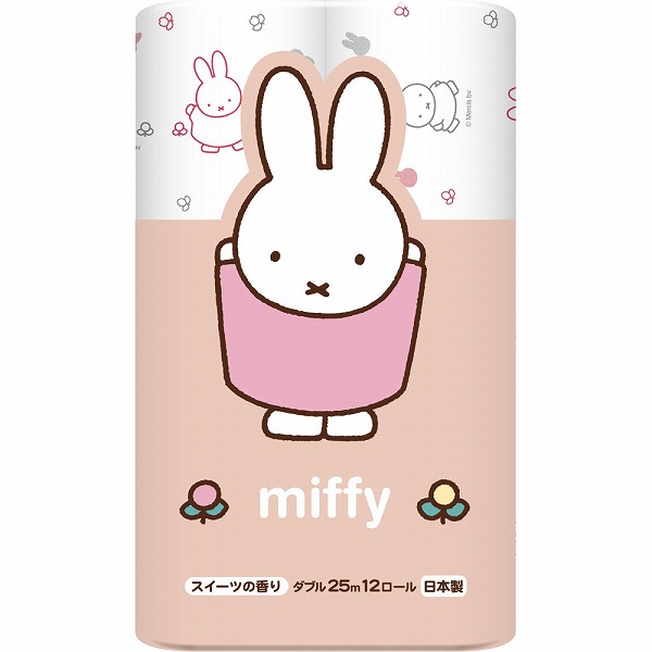 ミッフィー再生紙 25m×12ロール×8セット入り (1ケース)
