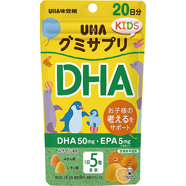 ＵＨＡグミサプリＫＩＤＳ ＤＨＡ　20日分　×6個